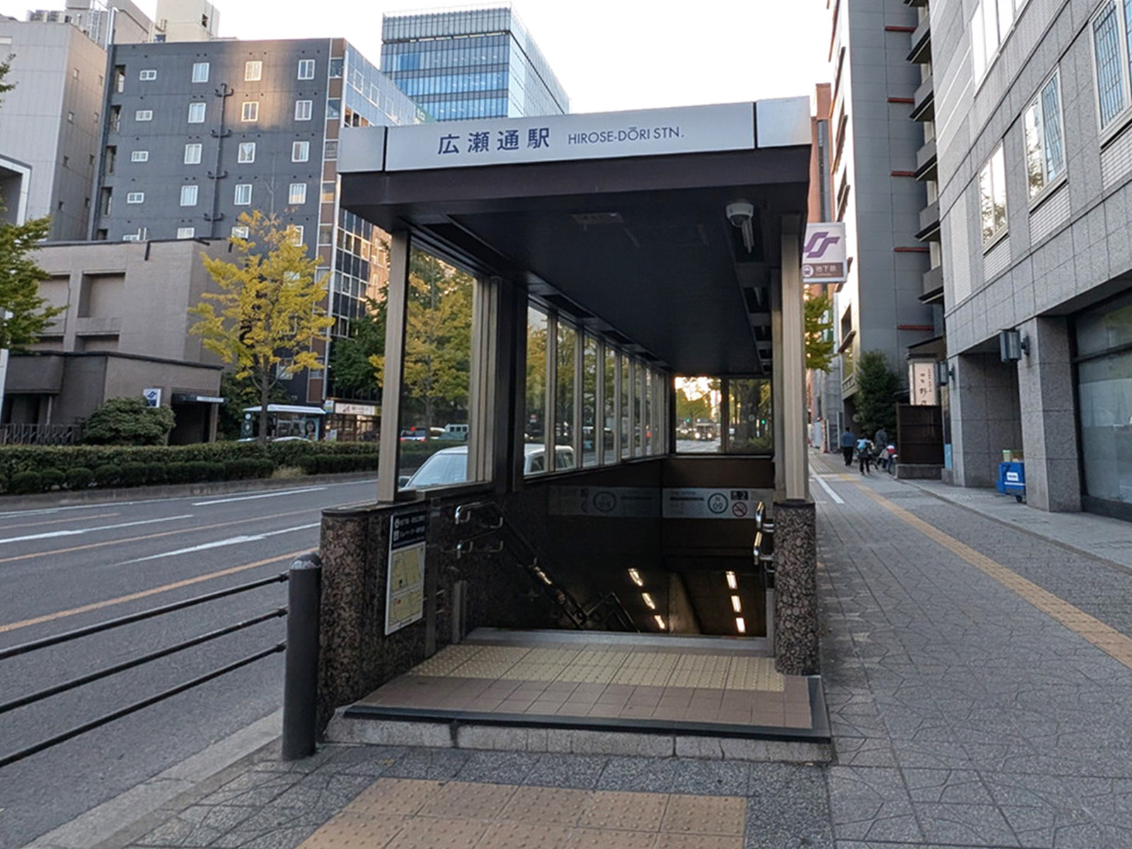 最寄りの「広瀬通駅」