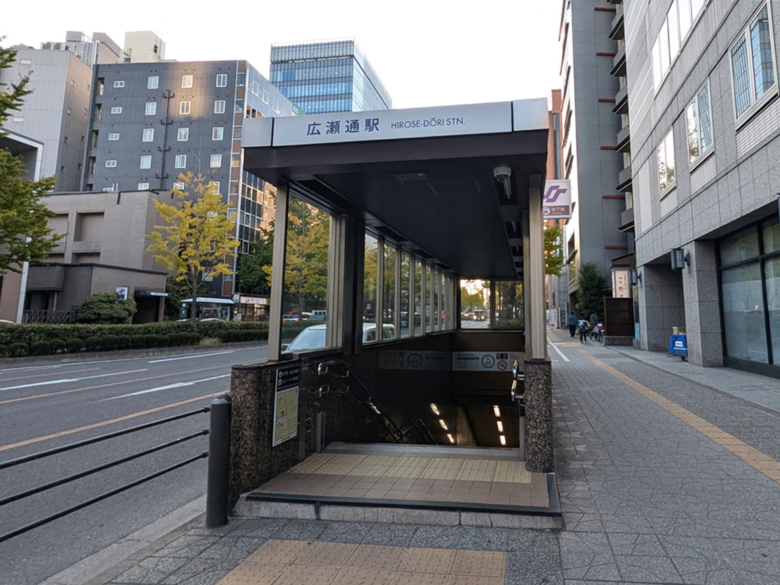 最寄りの「広瀬通駅」