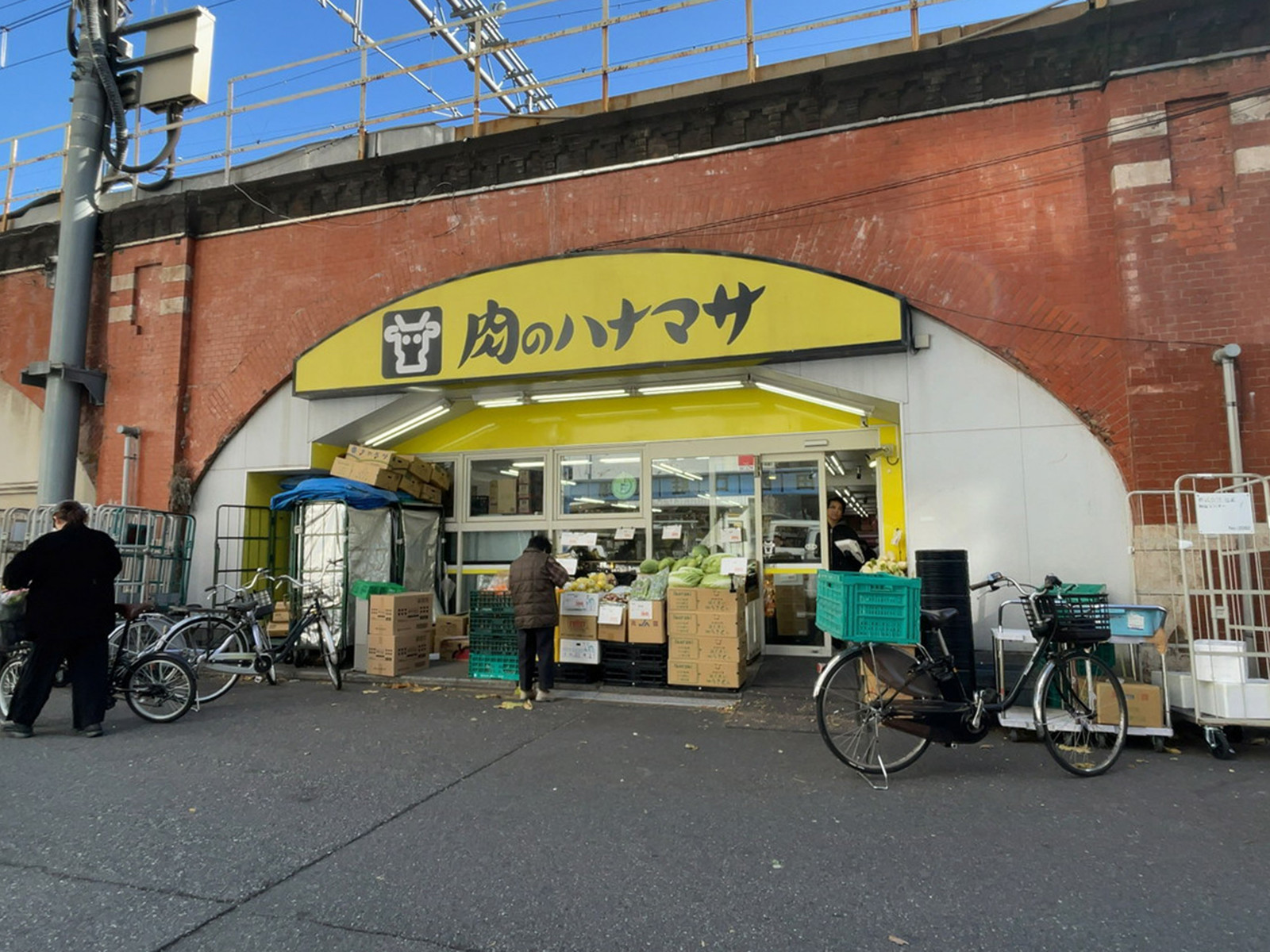 徒歩1分の肉のハナマサ 神田店