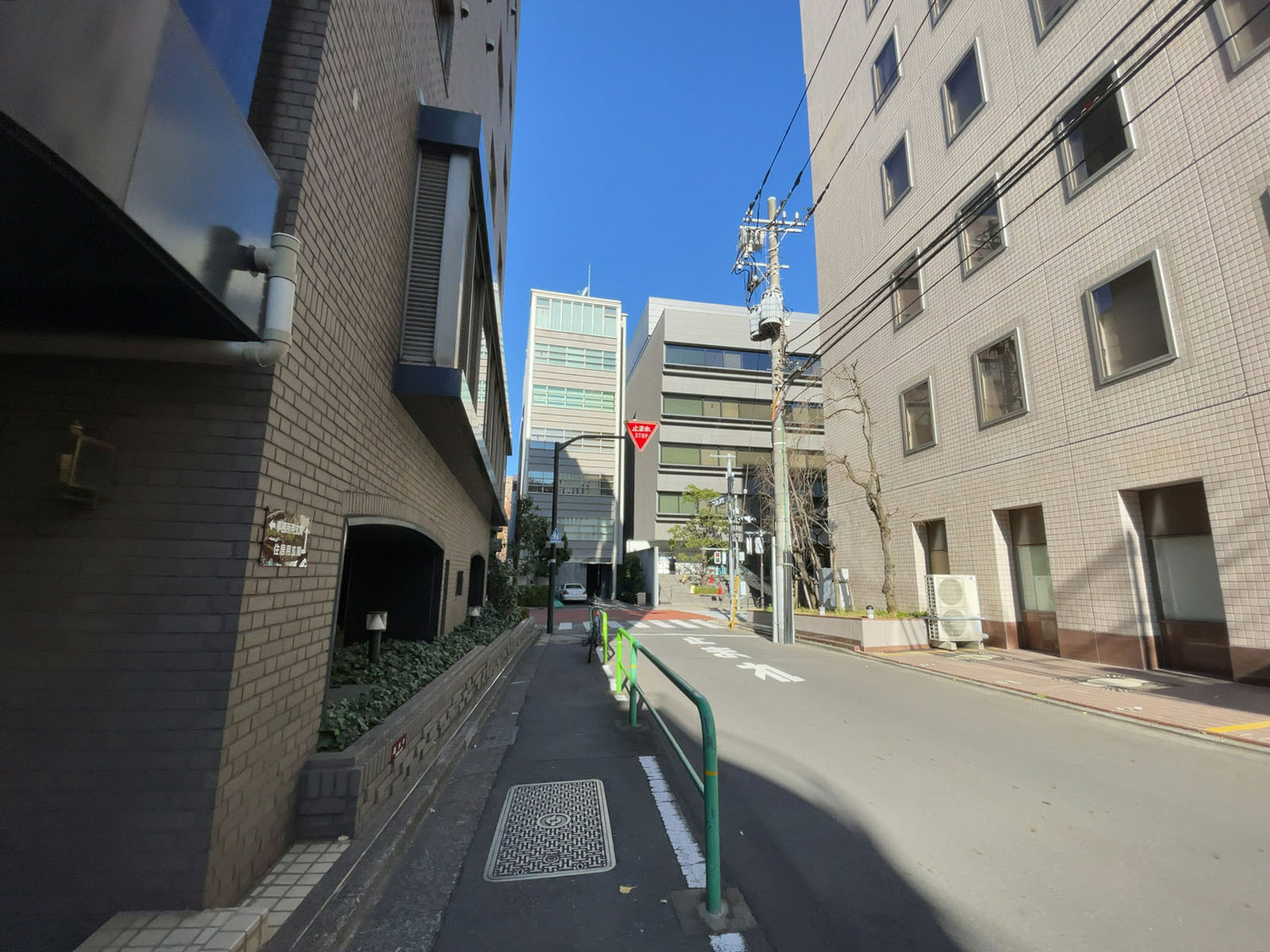 グランドメゾン六番町前面の通り