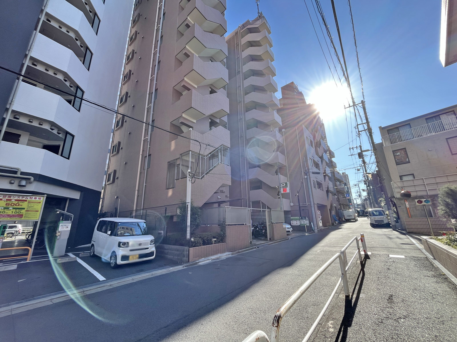 リエール市ヶ谷前面通り