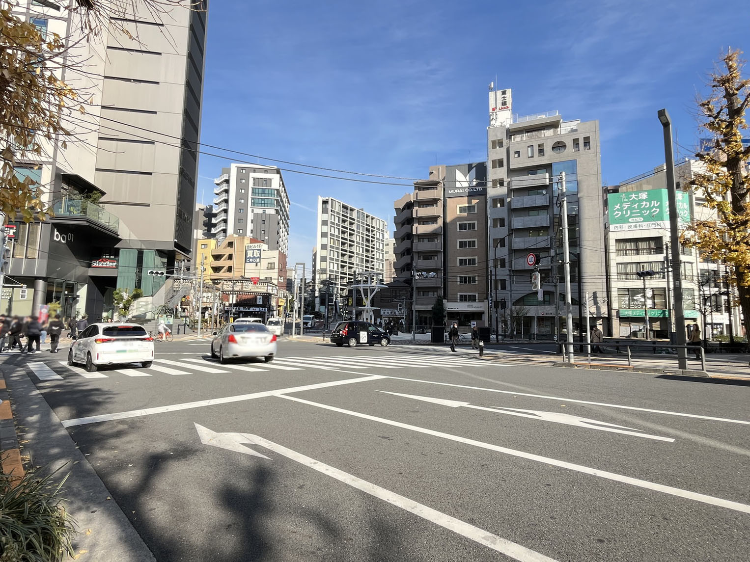 ITY大塚ビル前面の通り