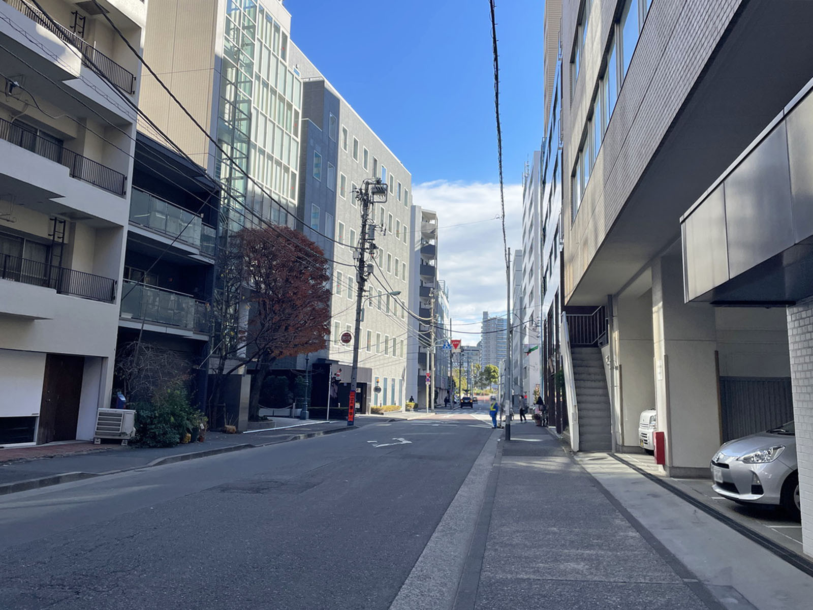カントー第二別館前面の通り