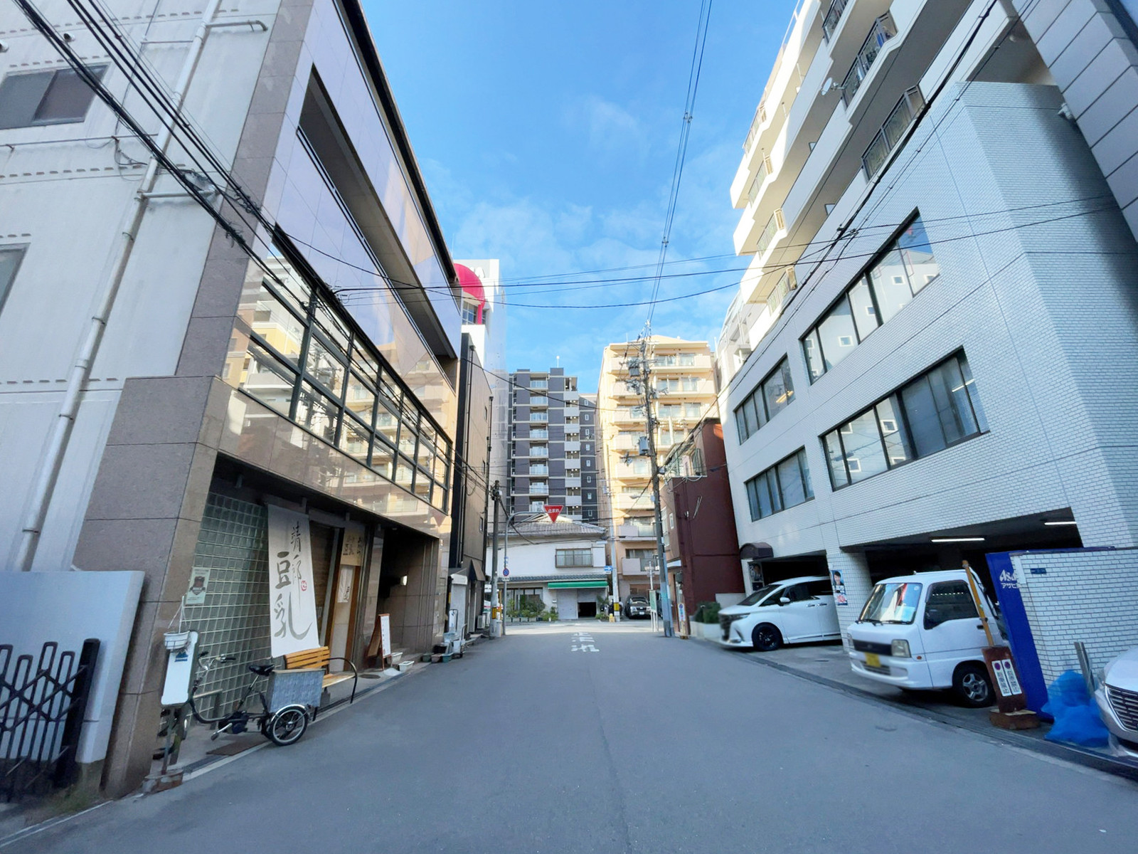 (仮)神埼町一棟貸前面の通り