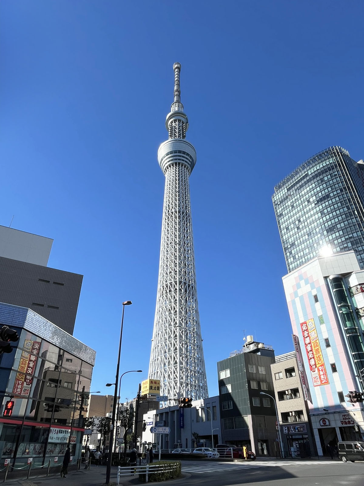 付近の東京スカイツリー