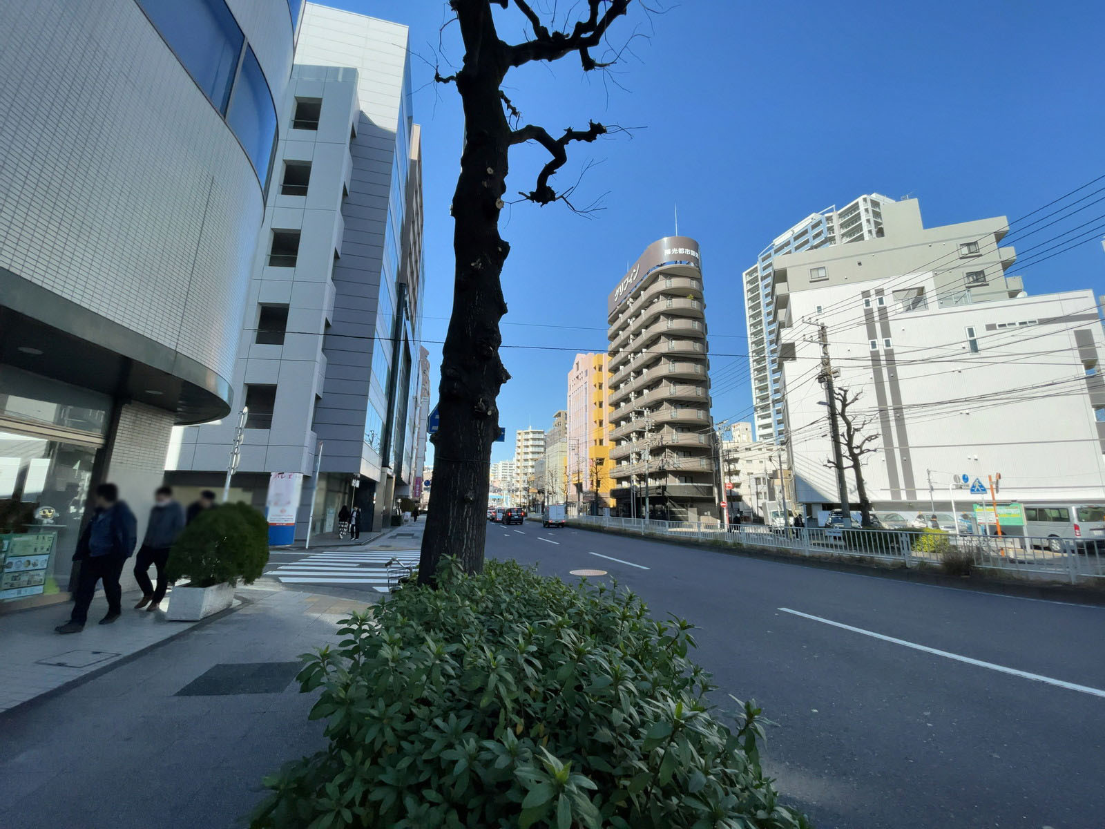 小金井第2ビル前面の通り