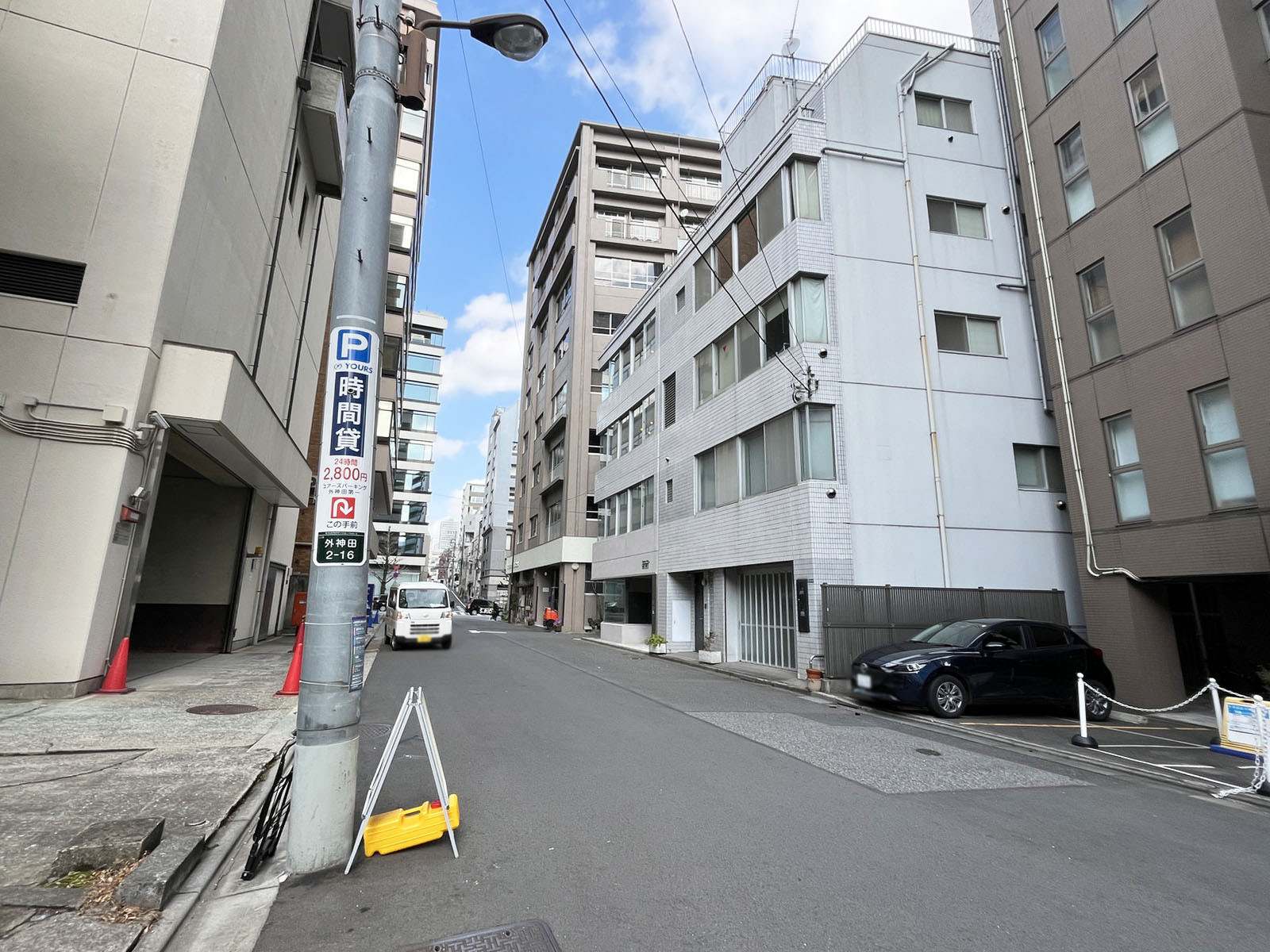 千代田中央ビル前面の通り