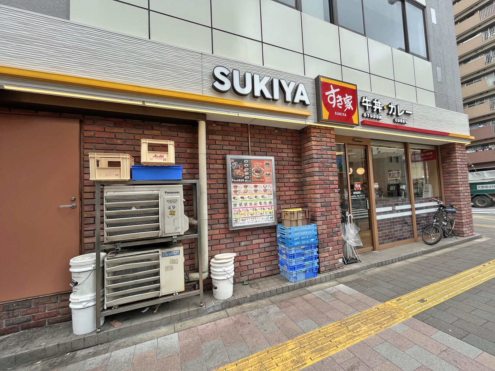 徒歩1分のすき家 新御徒町駅