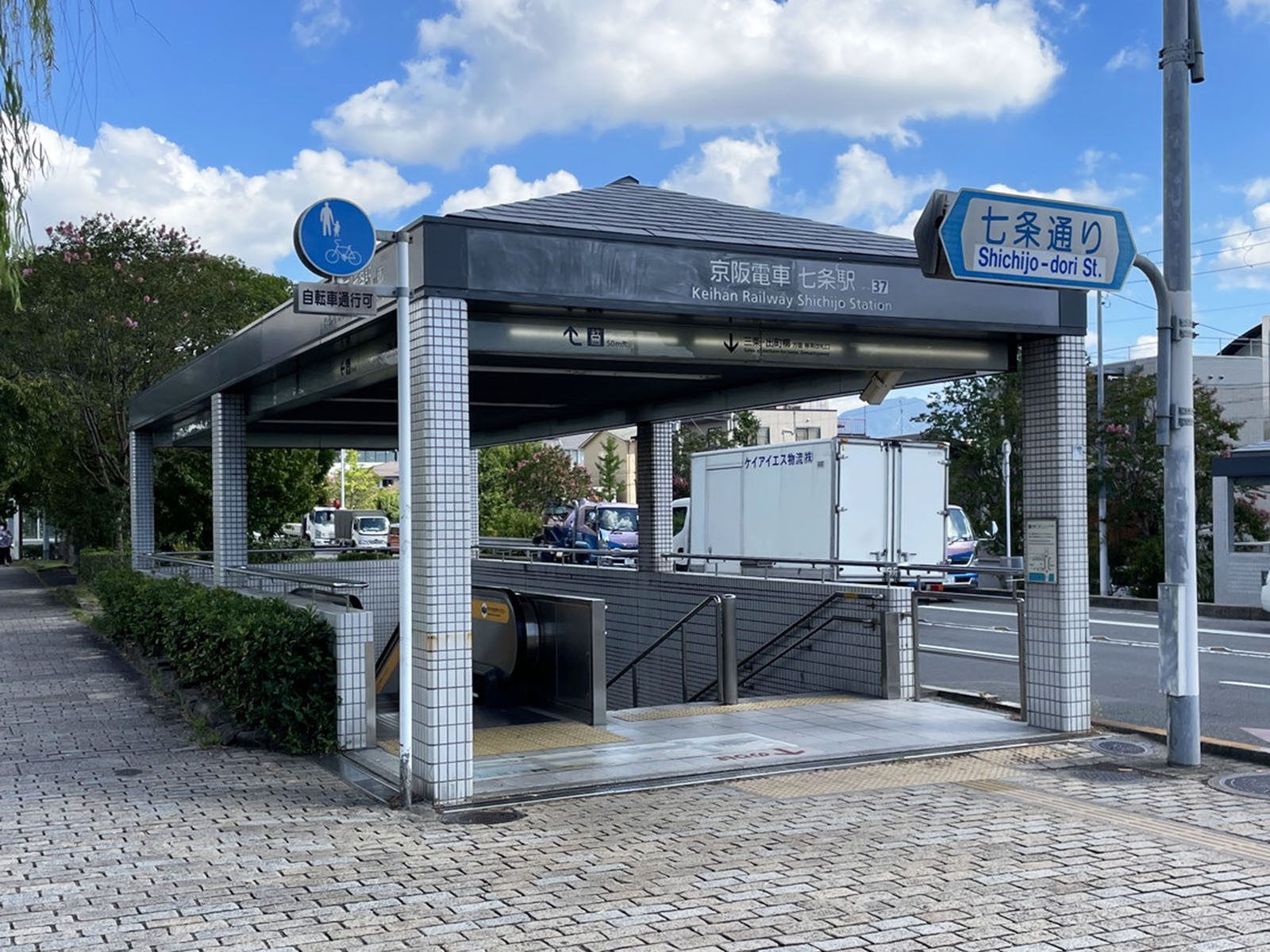 最寄りの「七条駅」