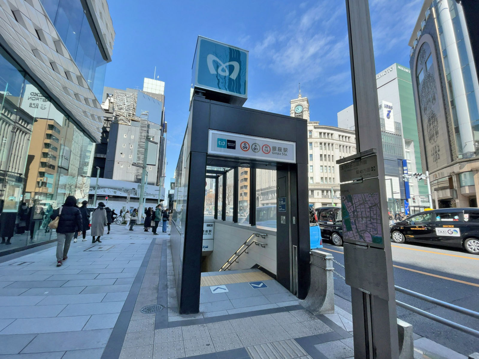 徒歩圏内の「銀座駅」