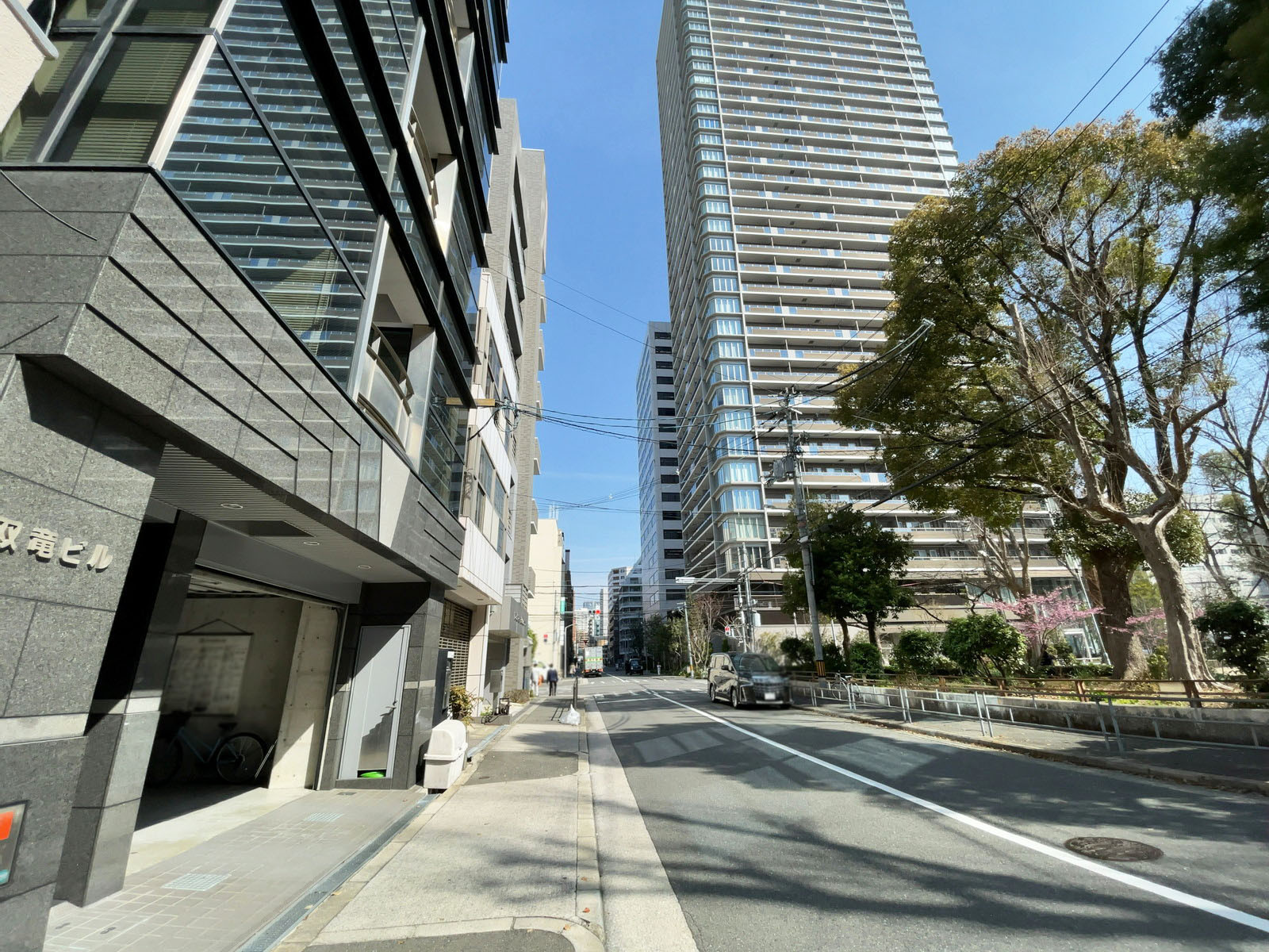 双竜ビル前面の通り