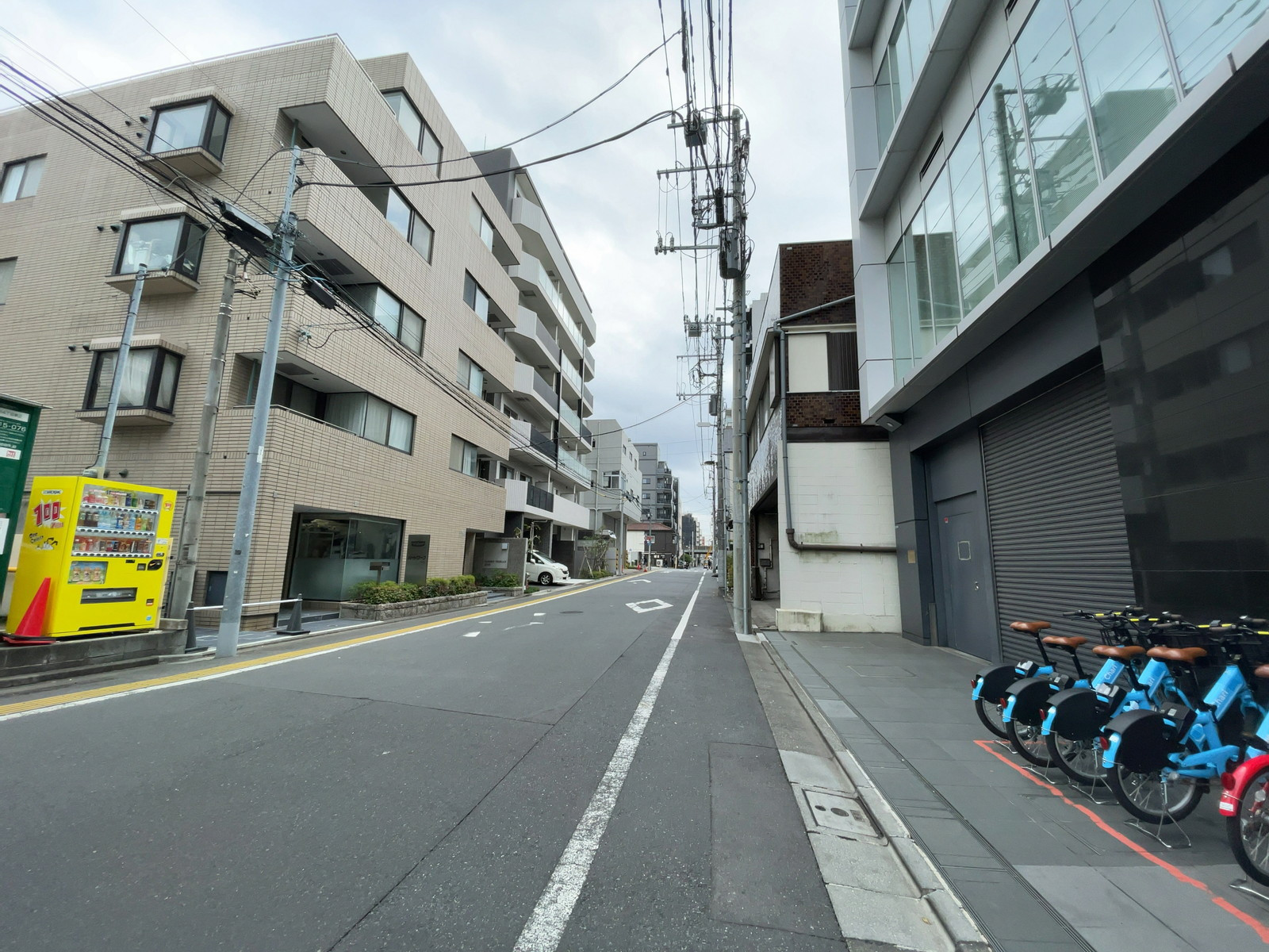 関電工錦糸町ビル前面の通り