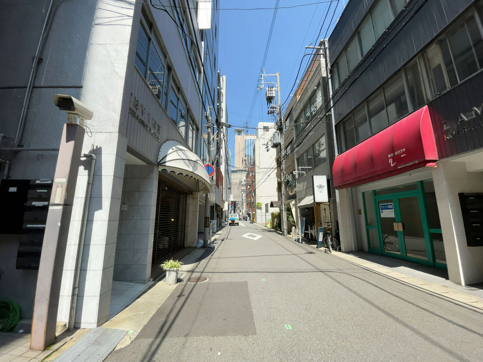 成樹ビル前面の通り