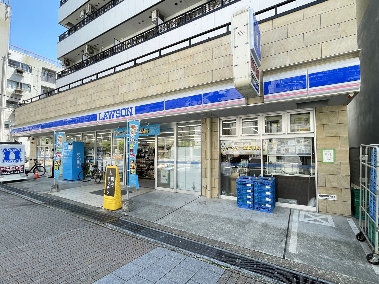 同じ通りにあるローソン 神戸生田町四丁目店