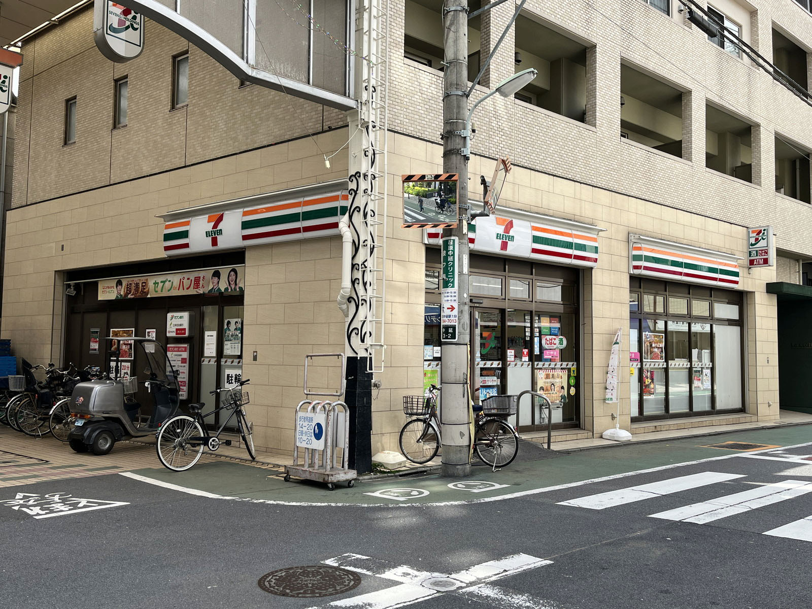 徒歩5分のセブン-イレブン 荏原中延駅前店