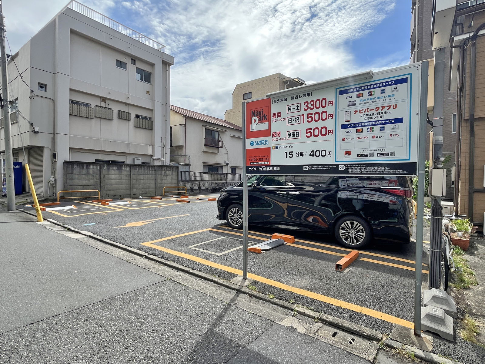 徒歩1分のコインパーキング