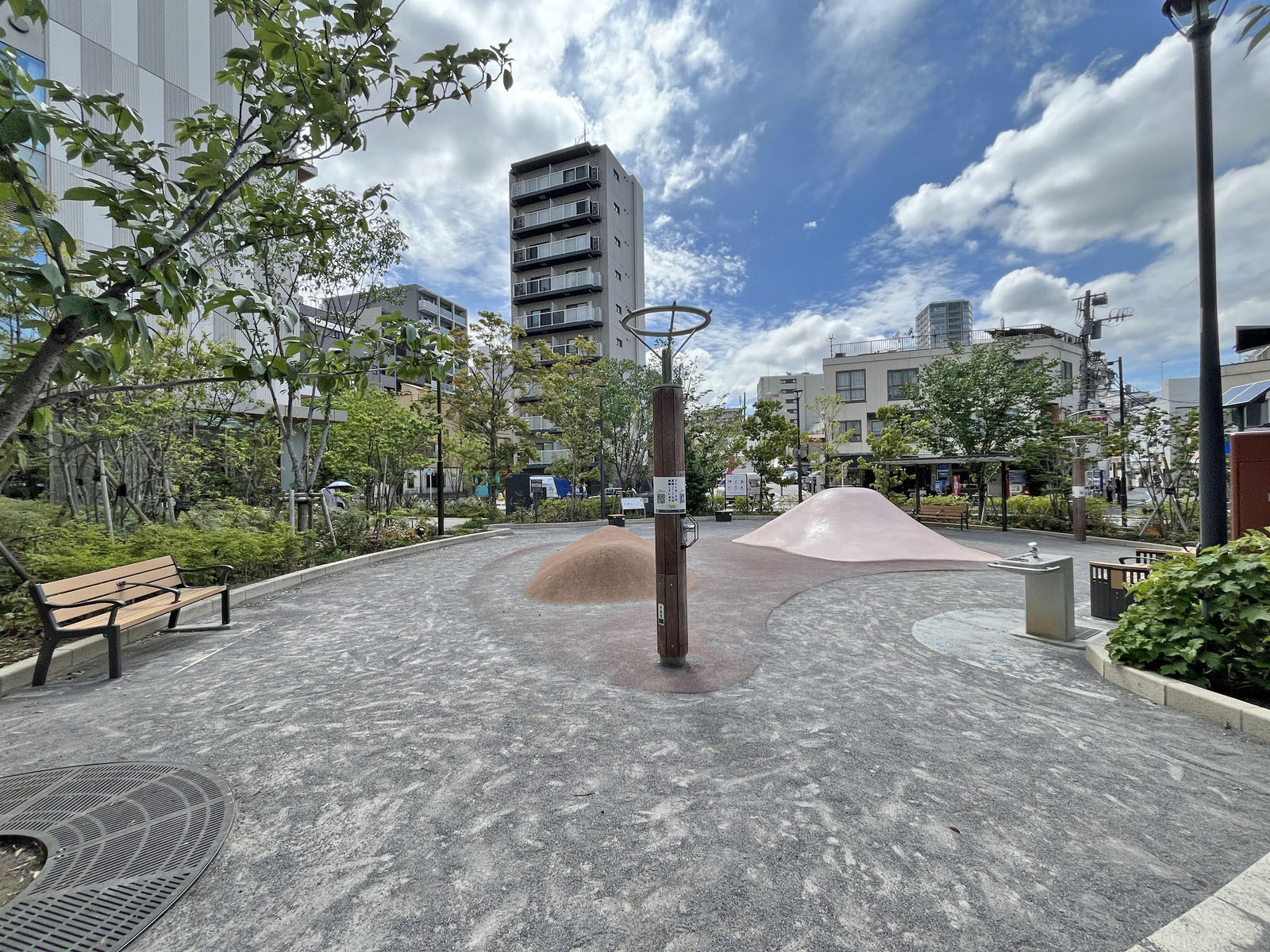 徒歩3分の古川さくら児童遊園