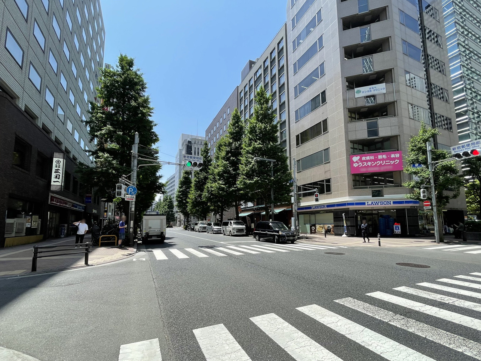 TK新都心ビル前面の通り