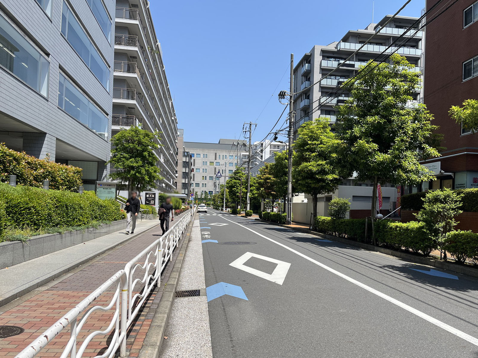 UUR東陽町ビル前面の通り