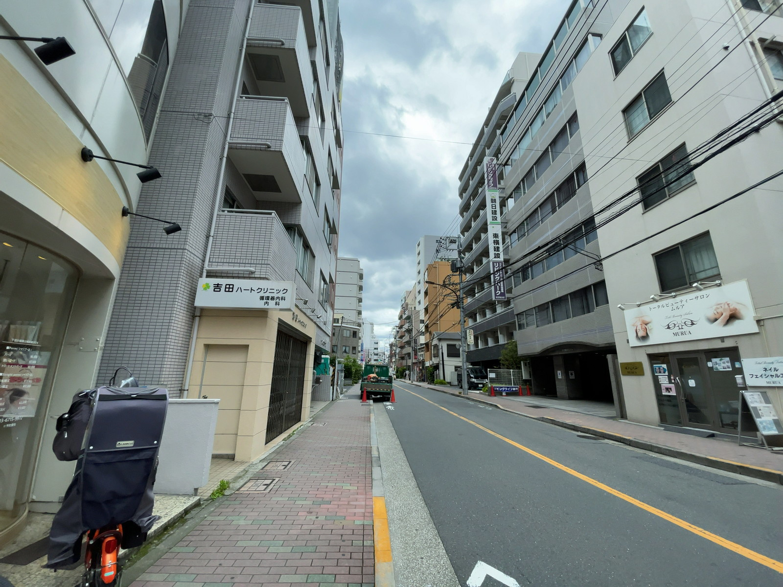 エスエス7西蒲田ビル前面の通り