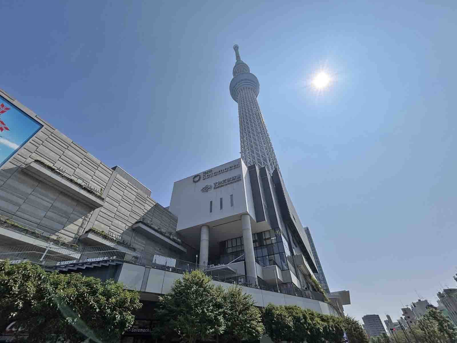 付近の東京ソラマチ