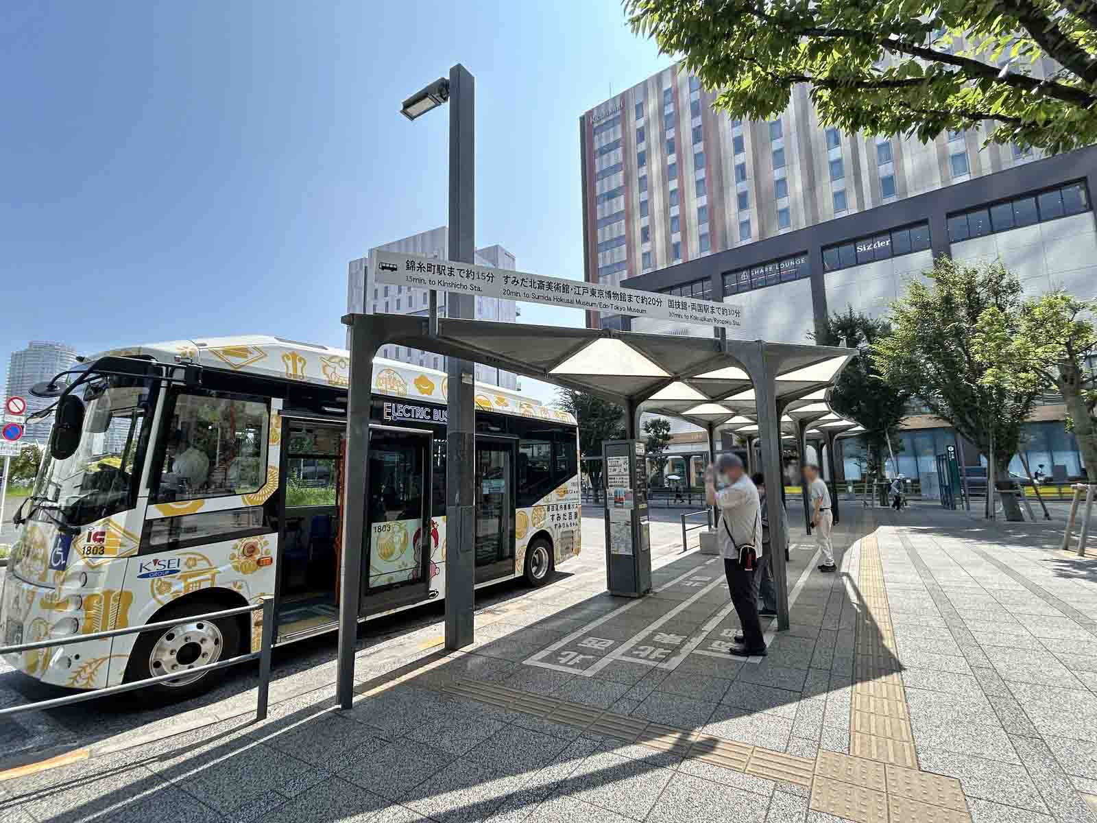 バス停「押上駅」