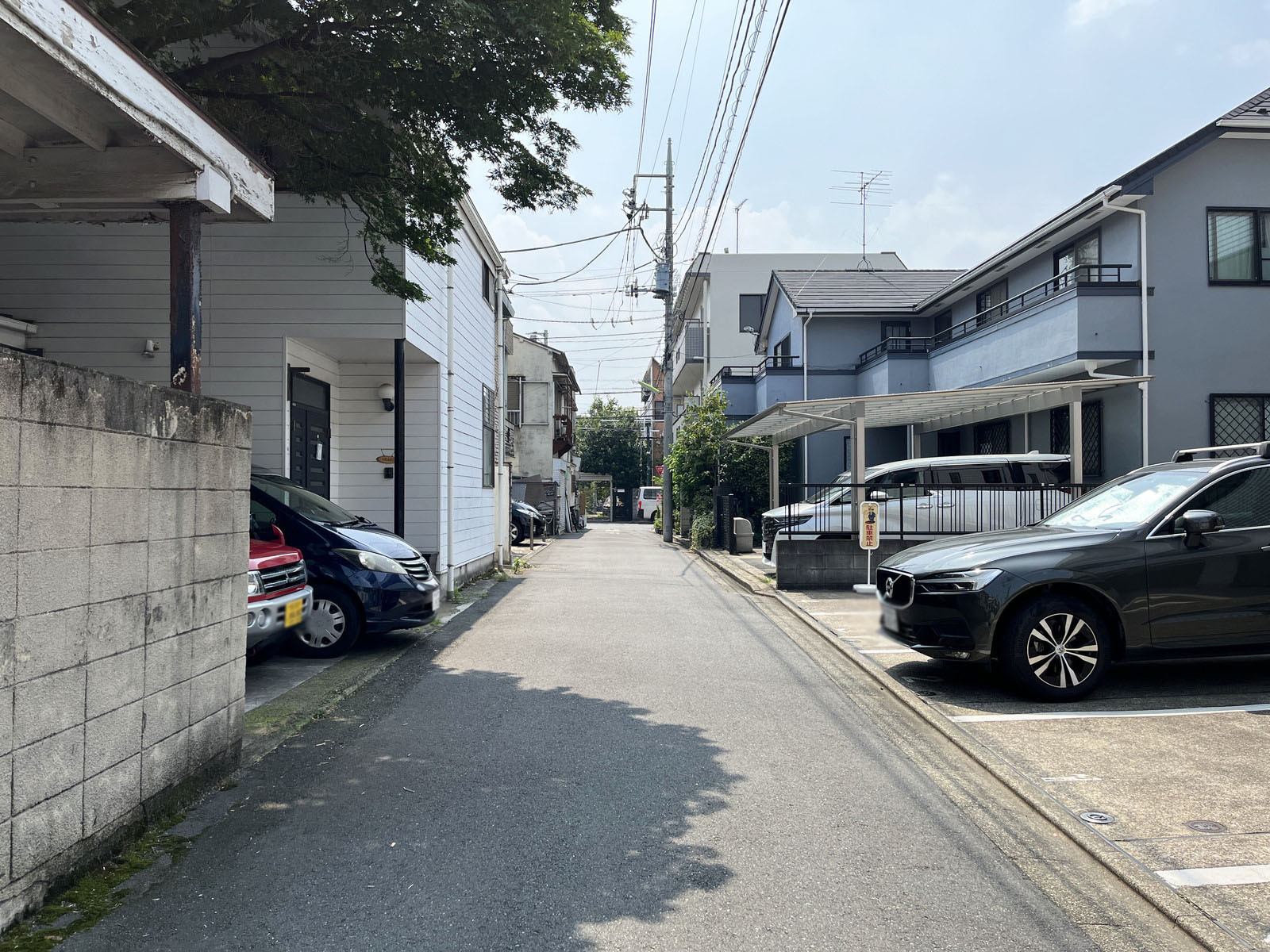 駒沢DSビル前面の通り