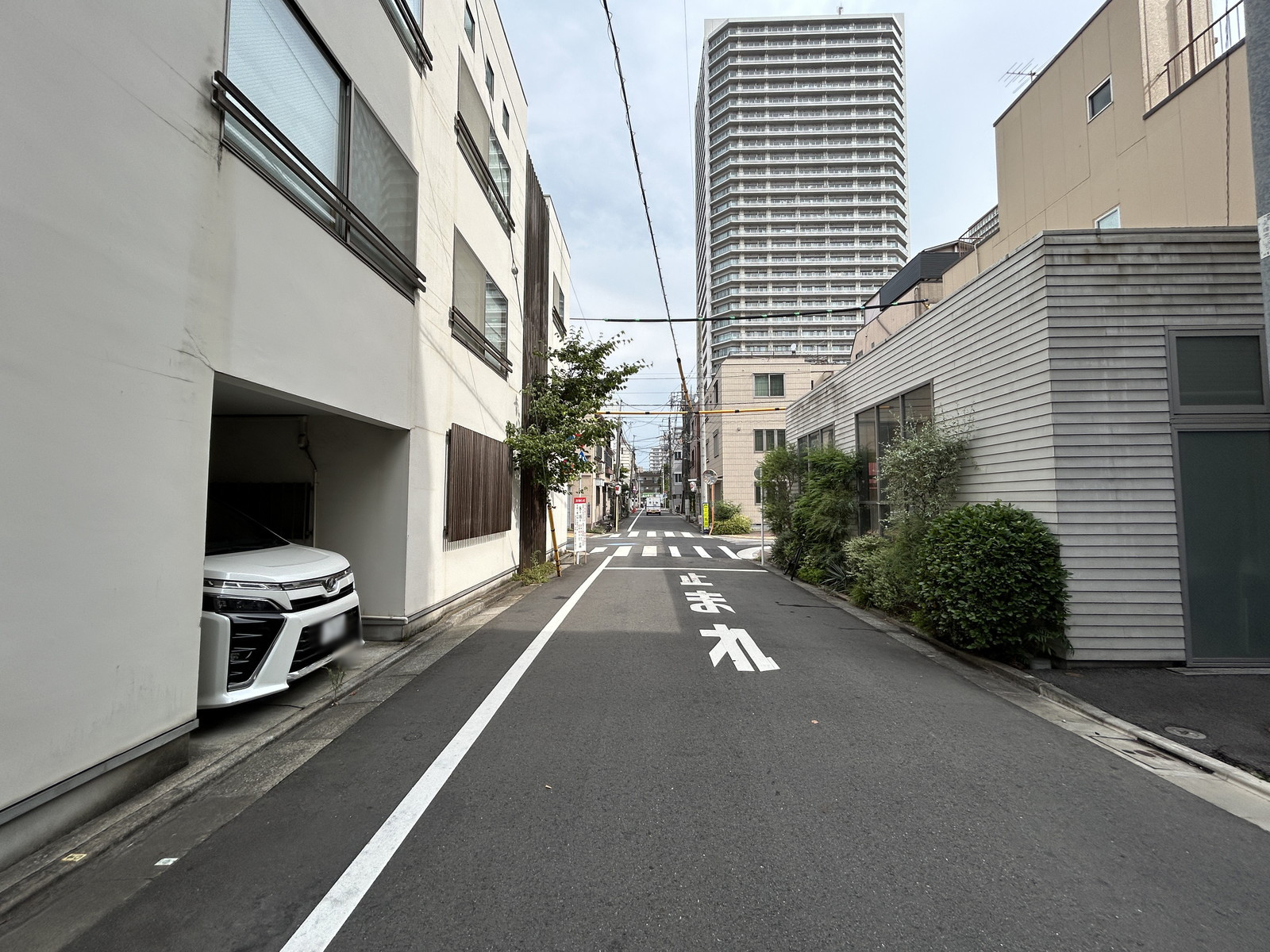 THE BREW KIYOSUMISHIRAKAWA前面の通り