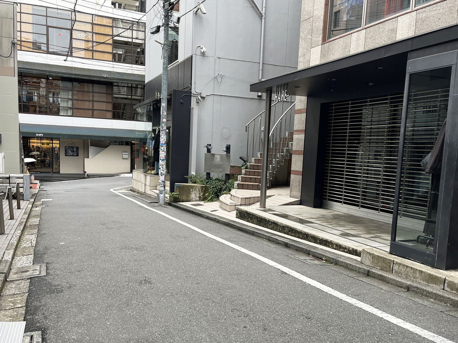 神南サンビル前面の通り