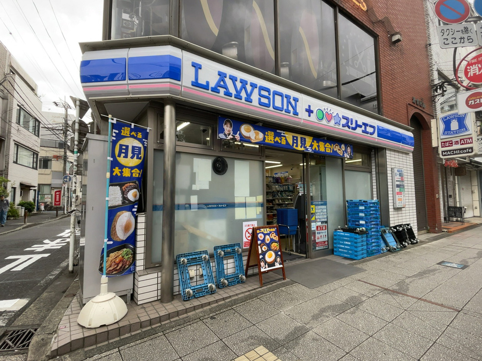 徒歩1分のローソン・スリーエフ 中区石川町店