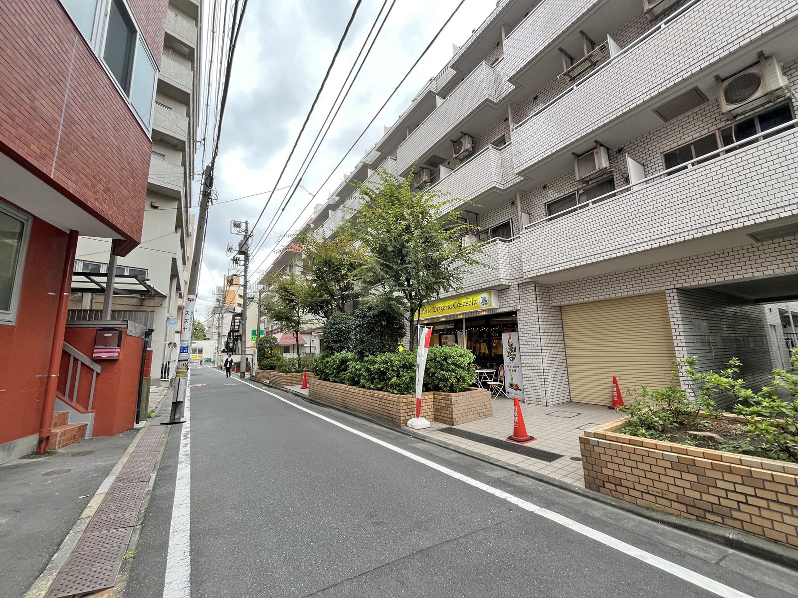 サイテックビル前面の通り