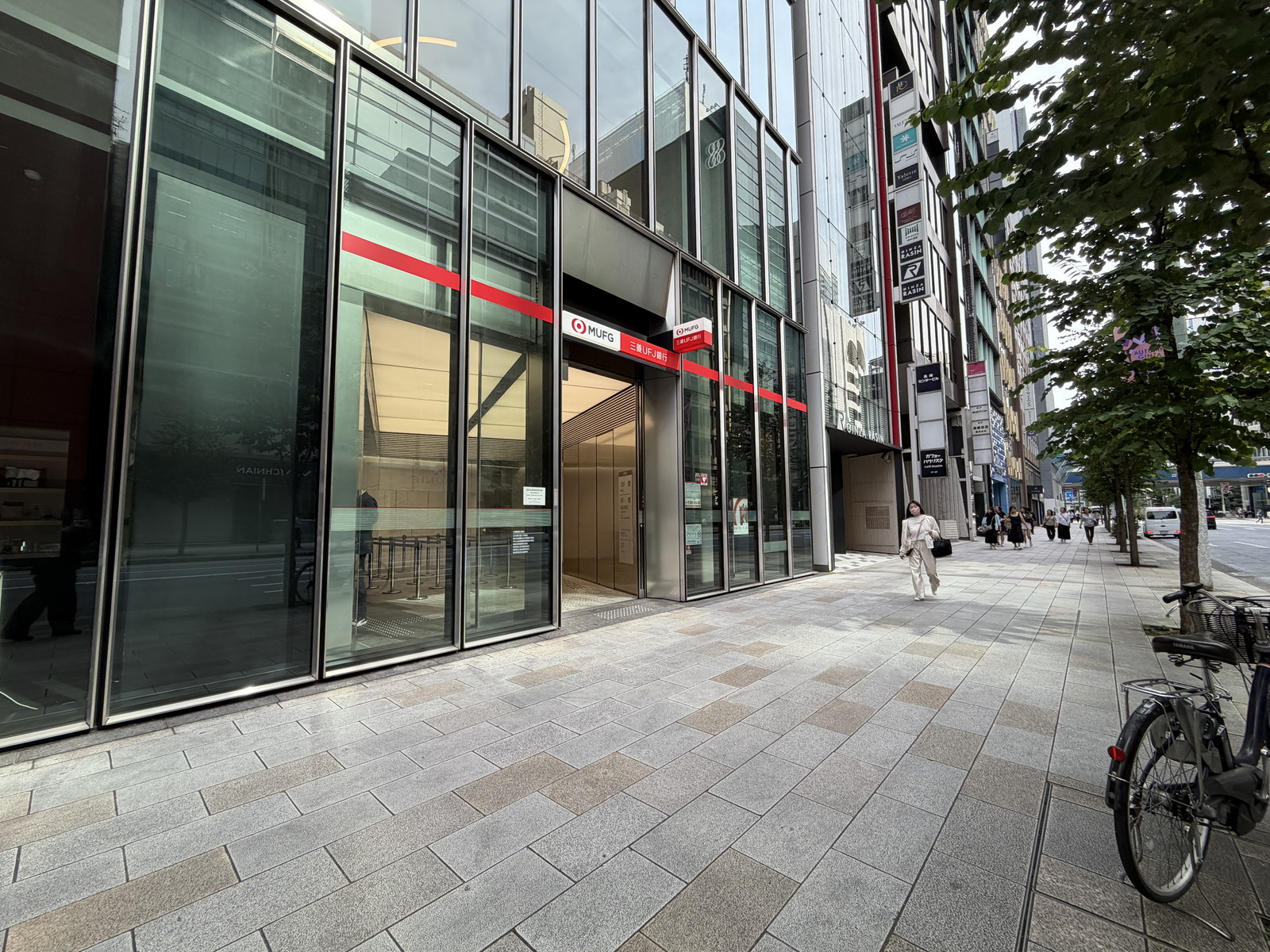 徒歩1分の三菱UFJ銀行 銀座支店
