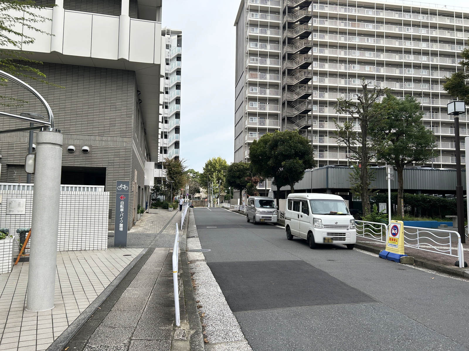 ヤマタネビル前面の通り