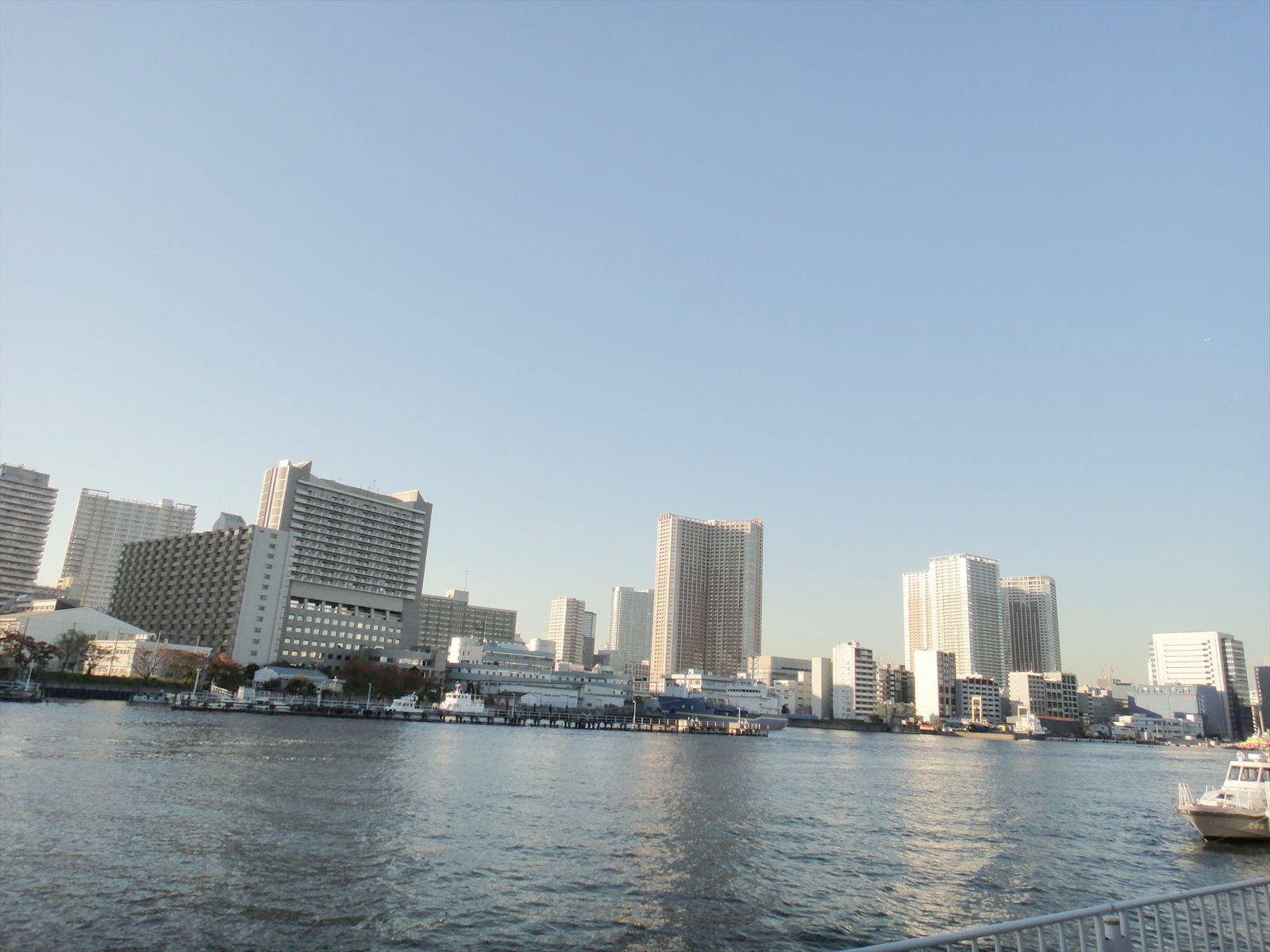 東京湾に近いエリア