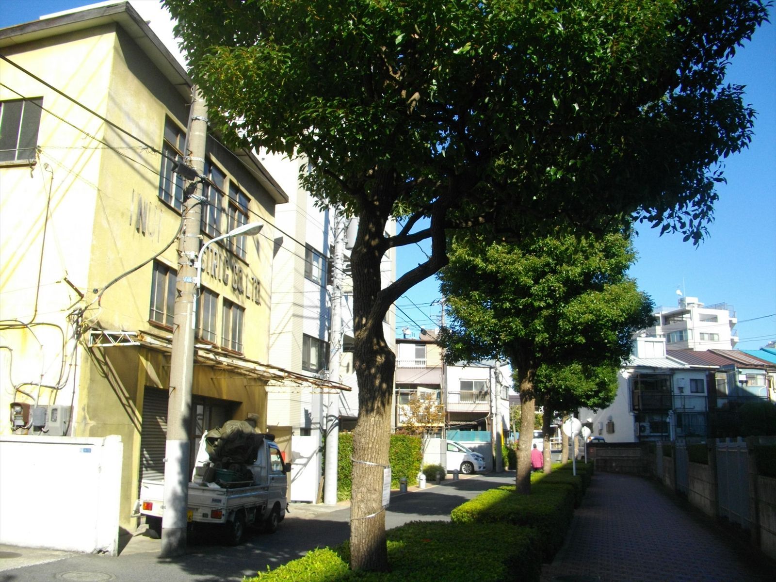 周辺は落ち着いた住宅街