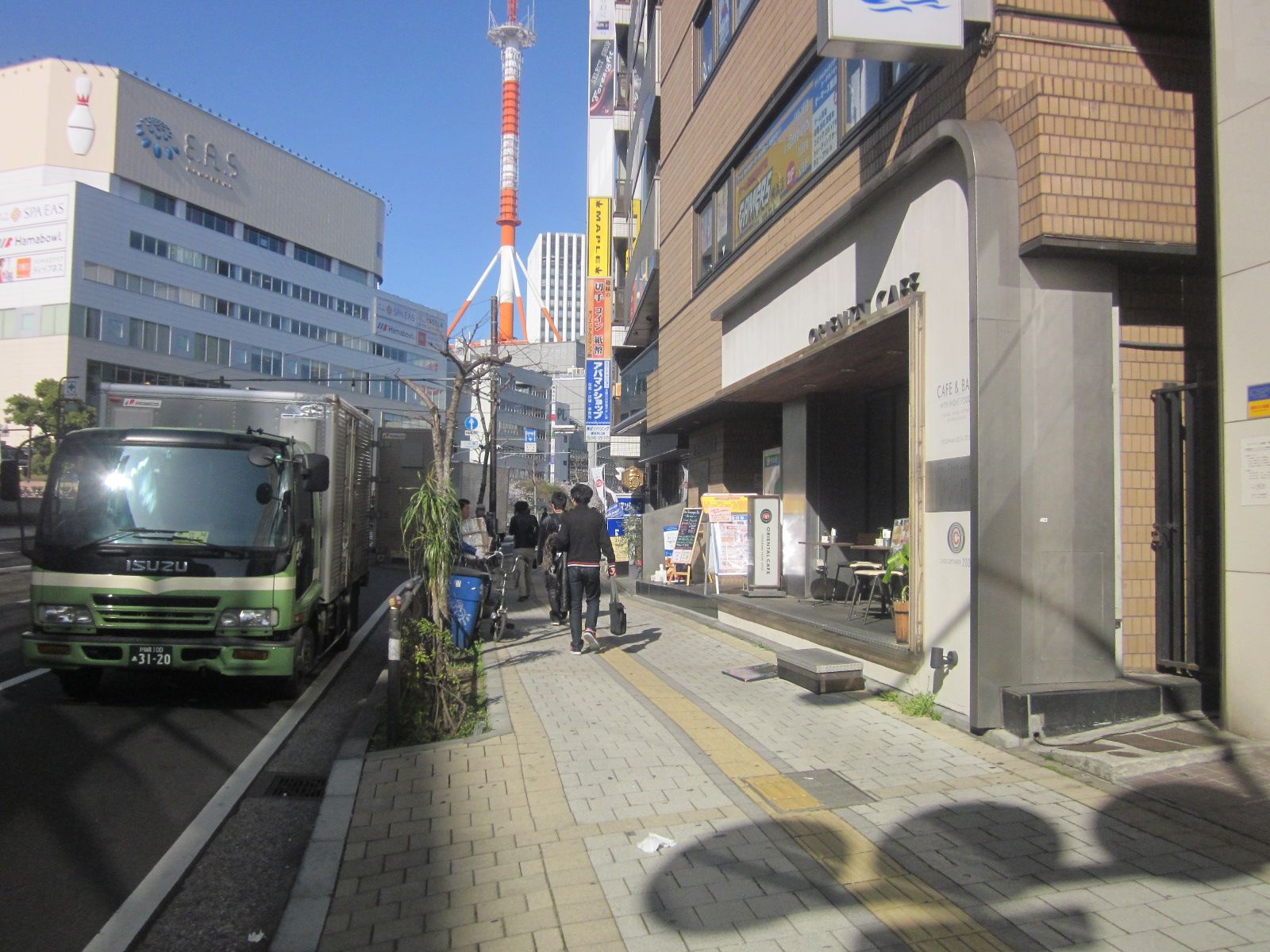 前面歩道の様子