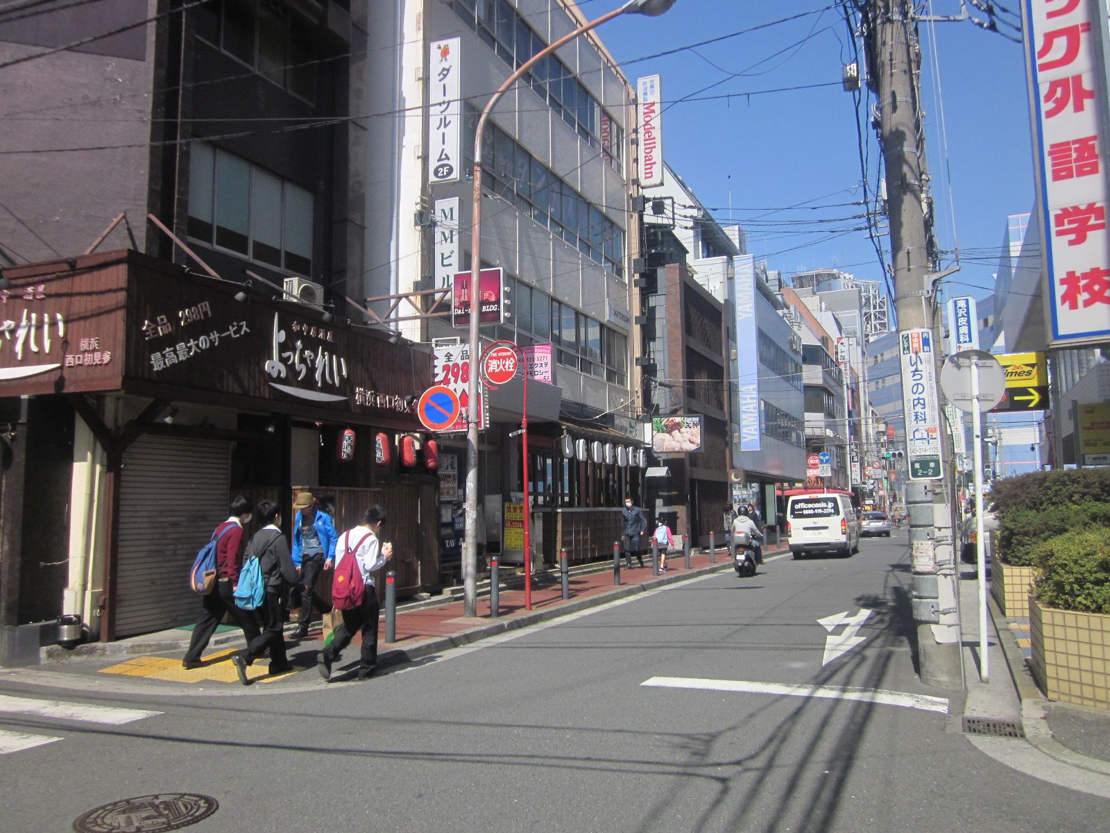 路地に面した立地
