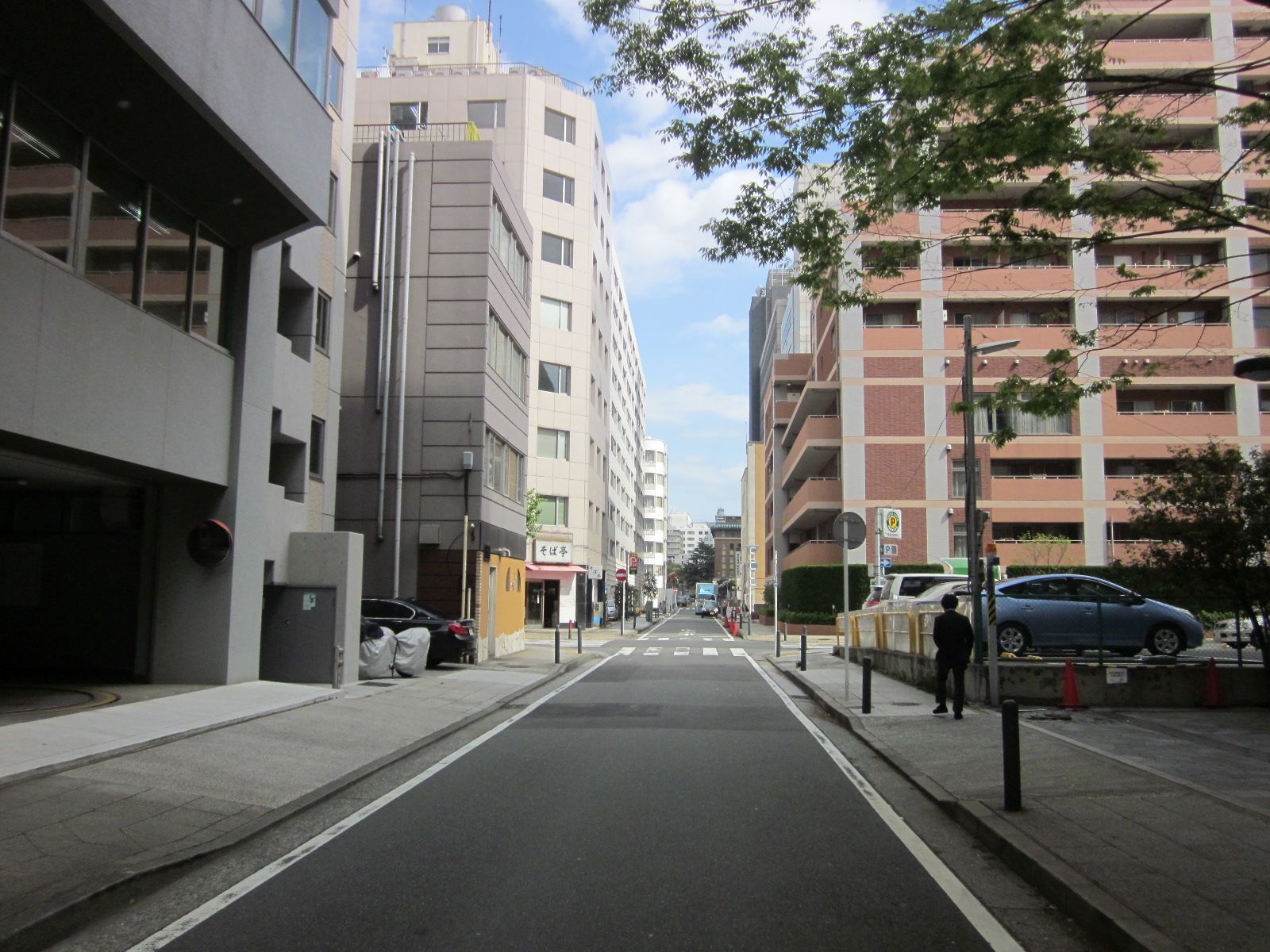 前面歩道の雰囲気