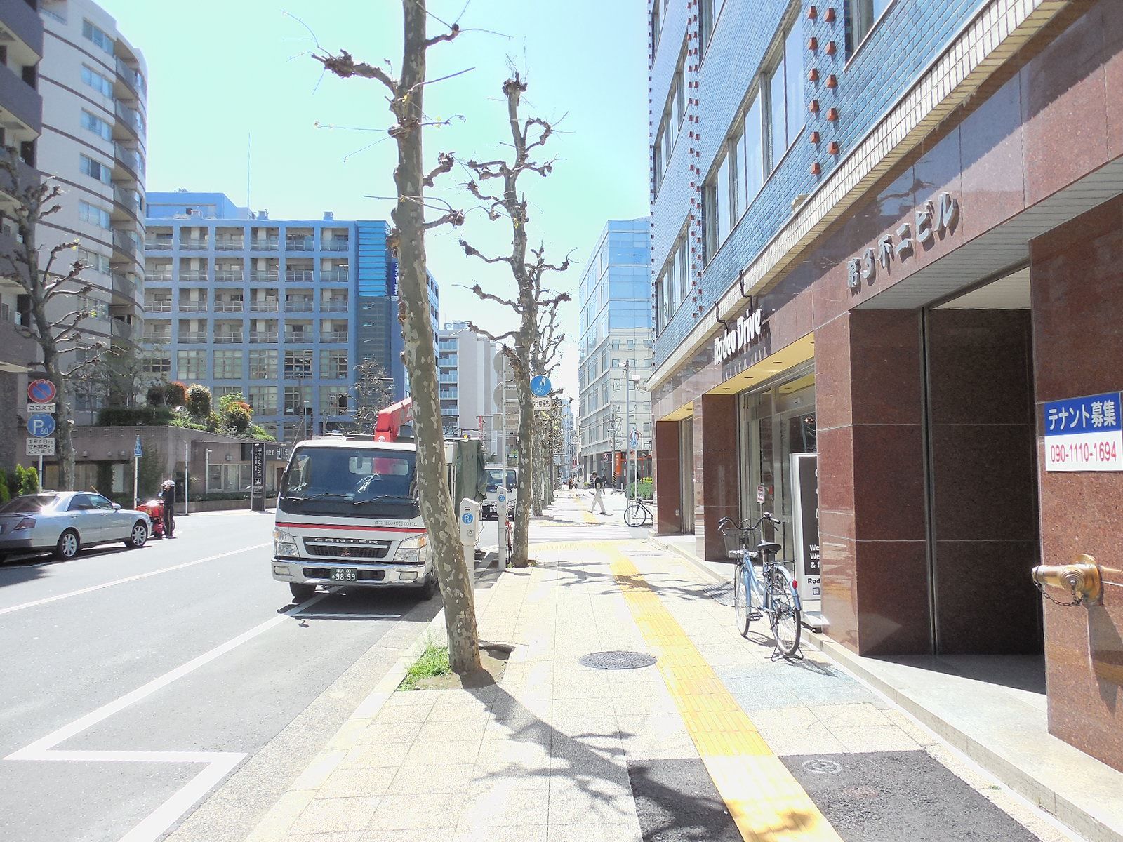 前面歩道の雰囲気