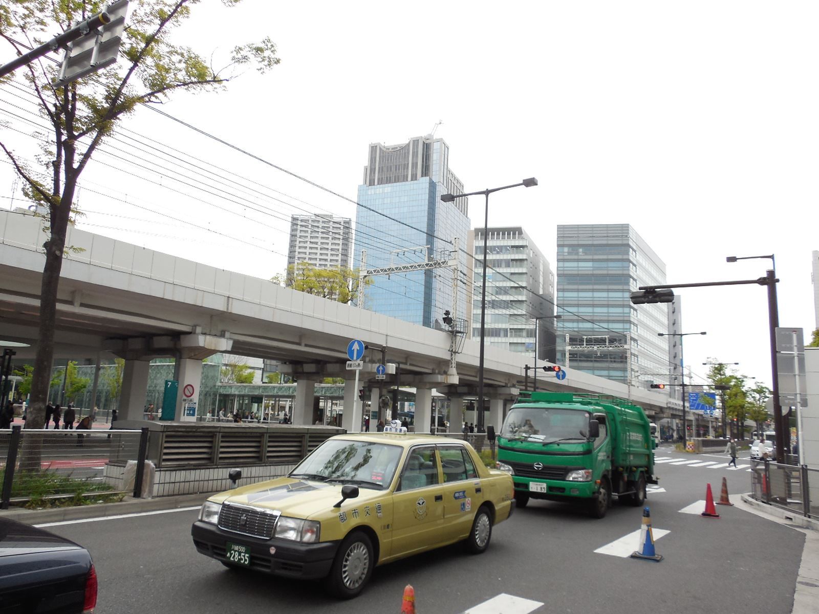 交通量が多いエリア