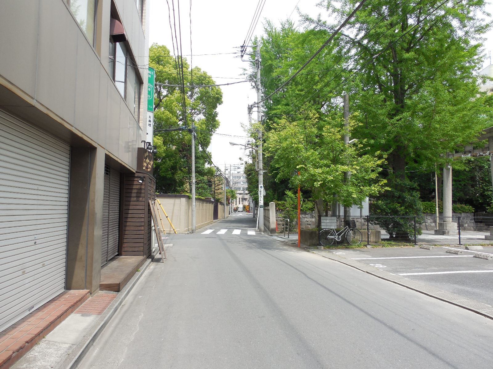 前面道路の雰囲気