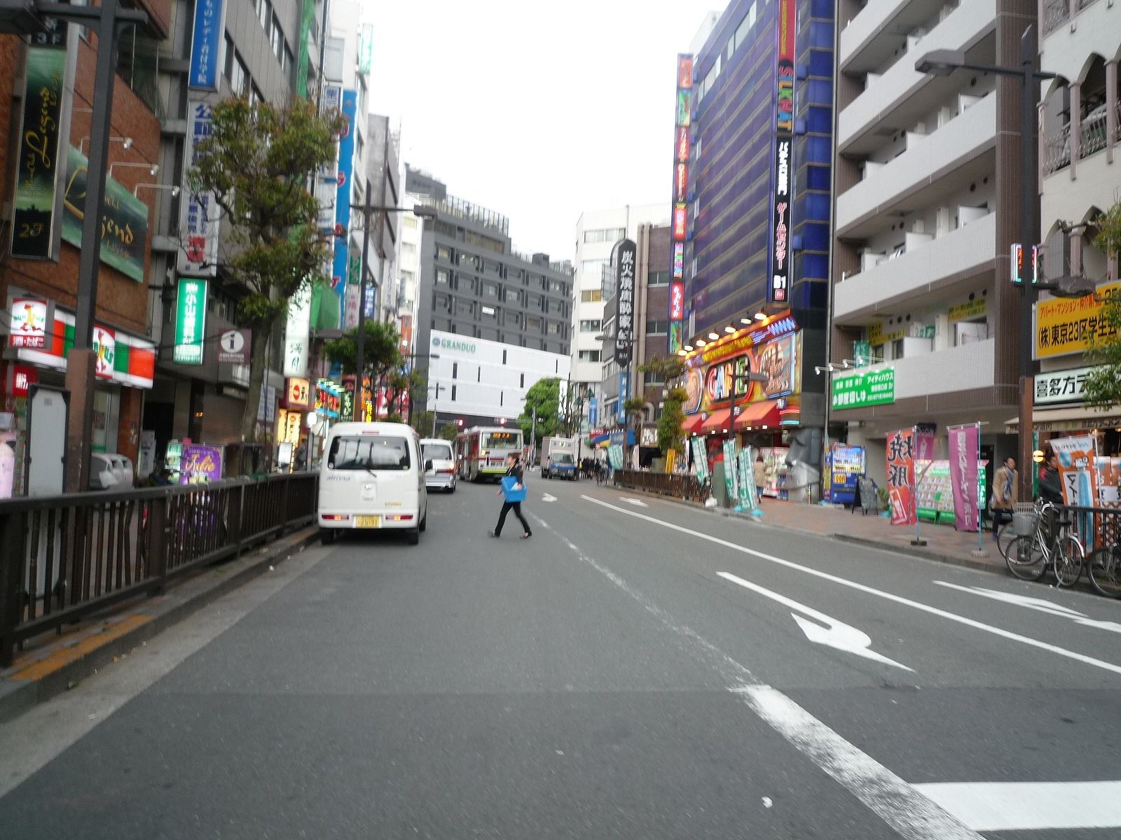 賑やかなエリア