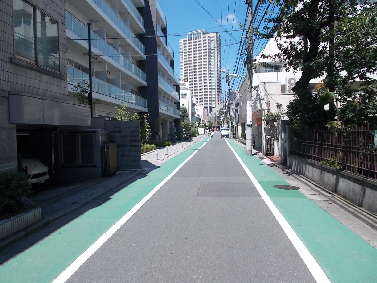 目黒オーケービル前の通り