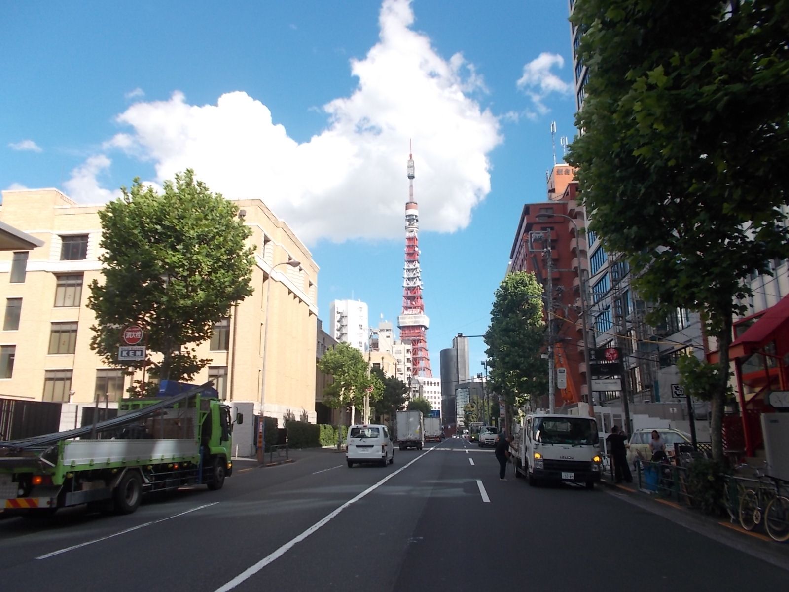 「東京タワー」も見える景色