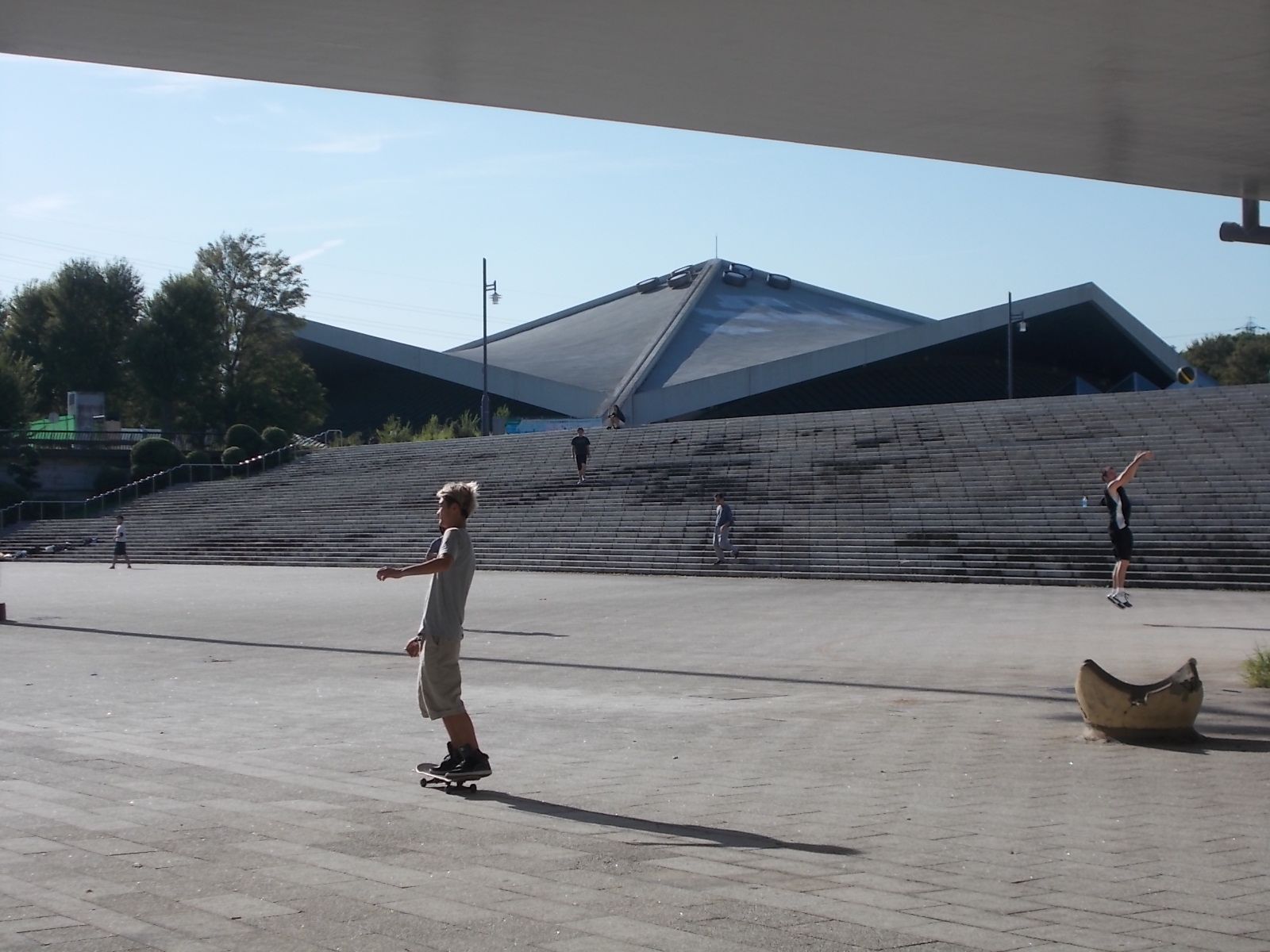 広い公園でリフレッシュ
