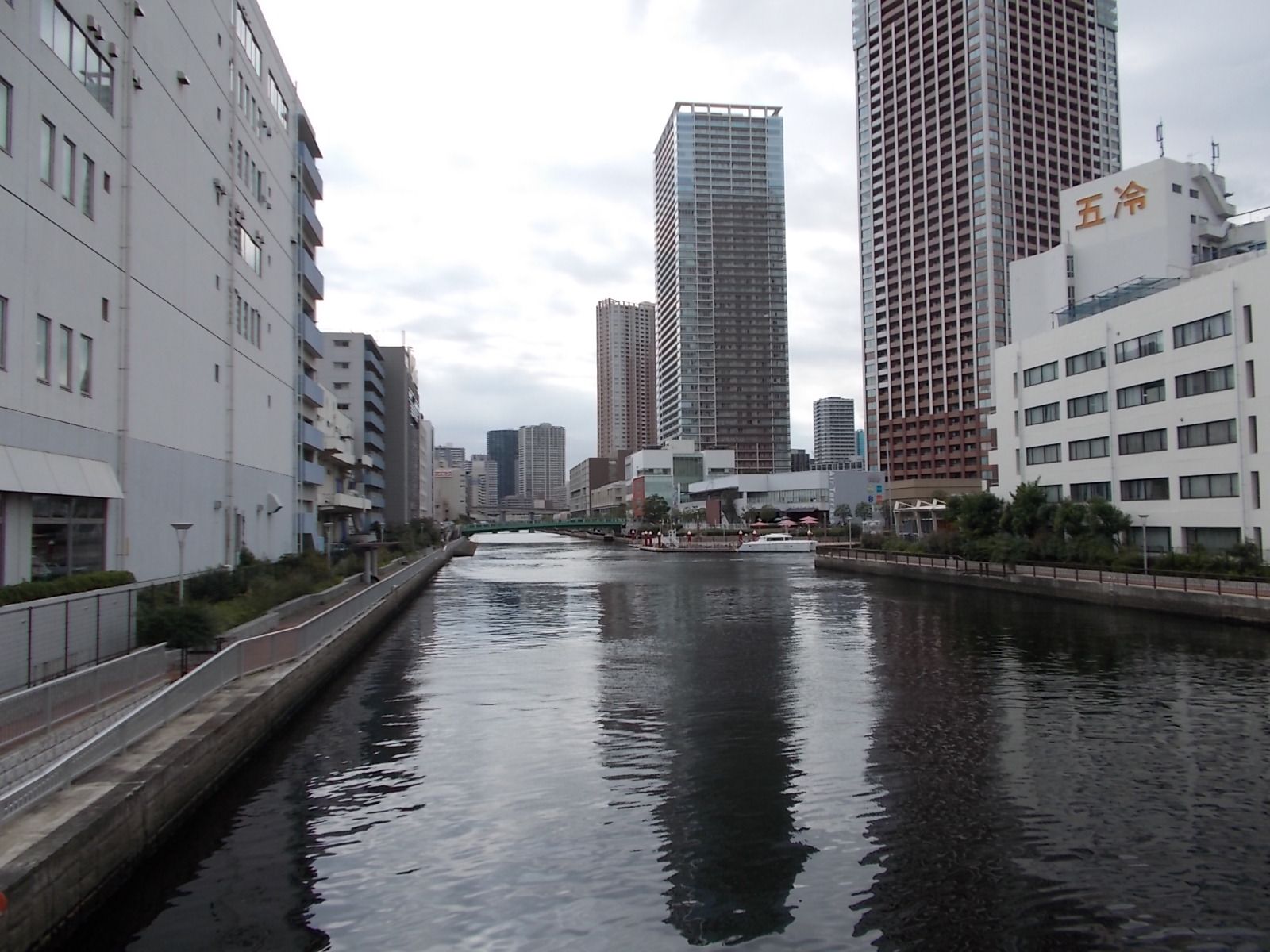 運河が流れるエリア