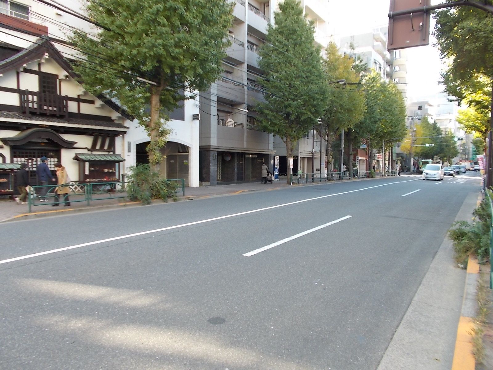 目白エミネンス前面の通り