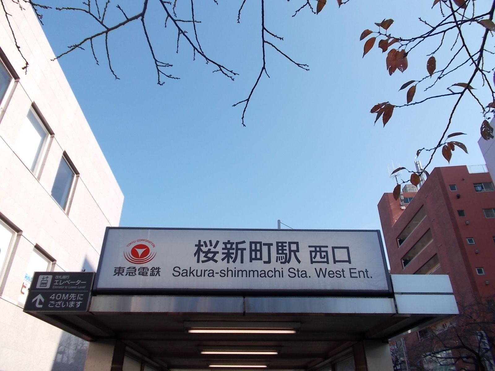 最寄りの「桜新町駅」