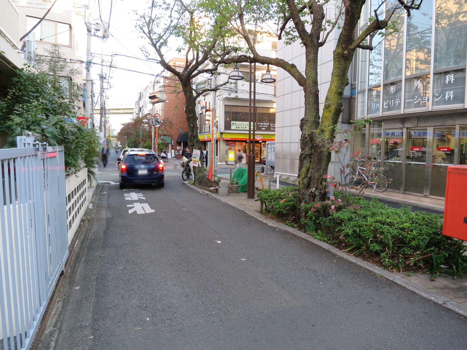 アーバンコート玉川前面の通り