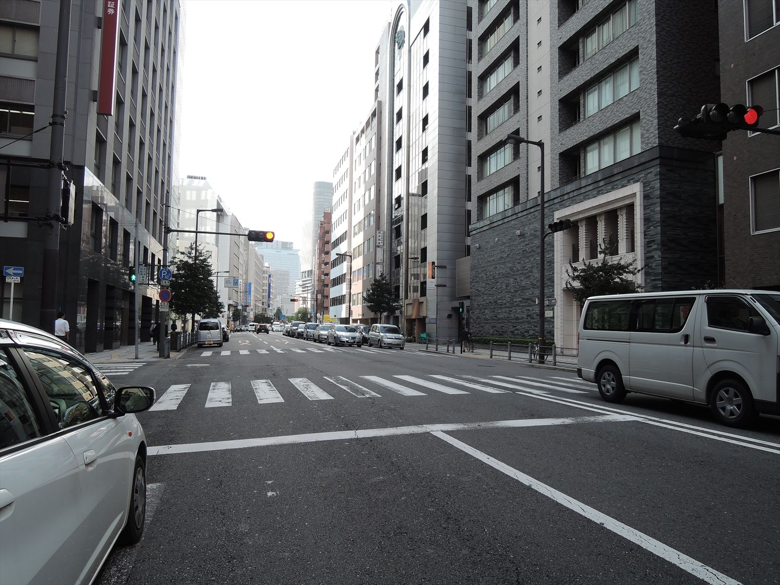 向かいの土佐堀通